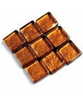 Carrés de Verre Metalisés